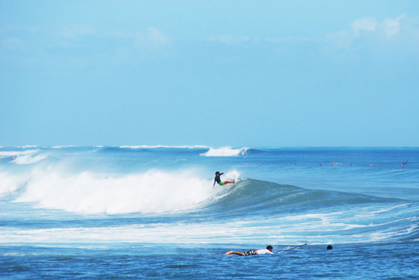 surfer Ala Moana Bowls